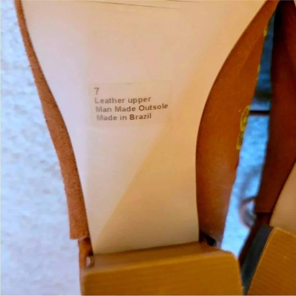 *Final Price* Sbicca Vintage Collection Sz 7 Suede Embroidered Sandal Boho - Picture 6 of 7